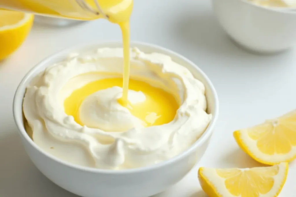 How to add lemon to cream without curdling