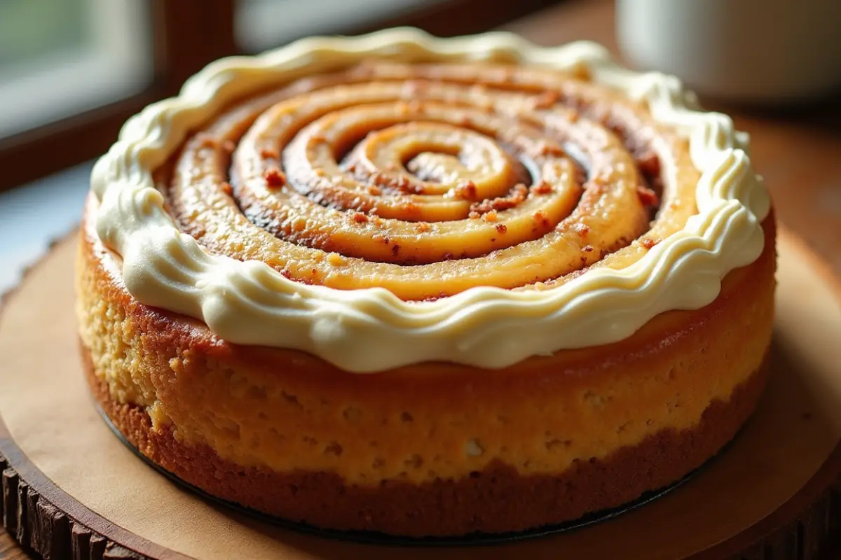 Cinnamon Roll Cheesecake Recipe