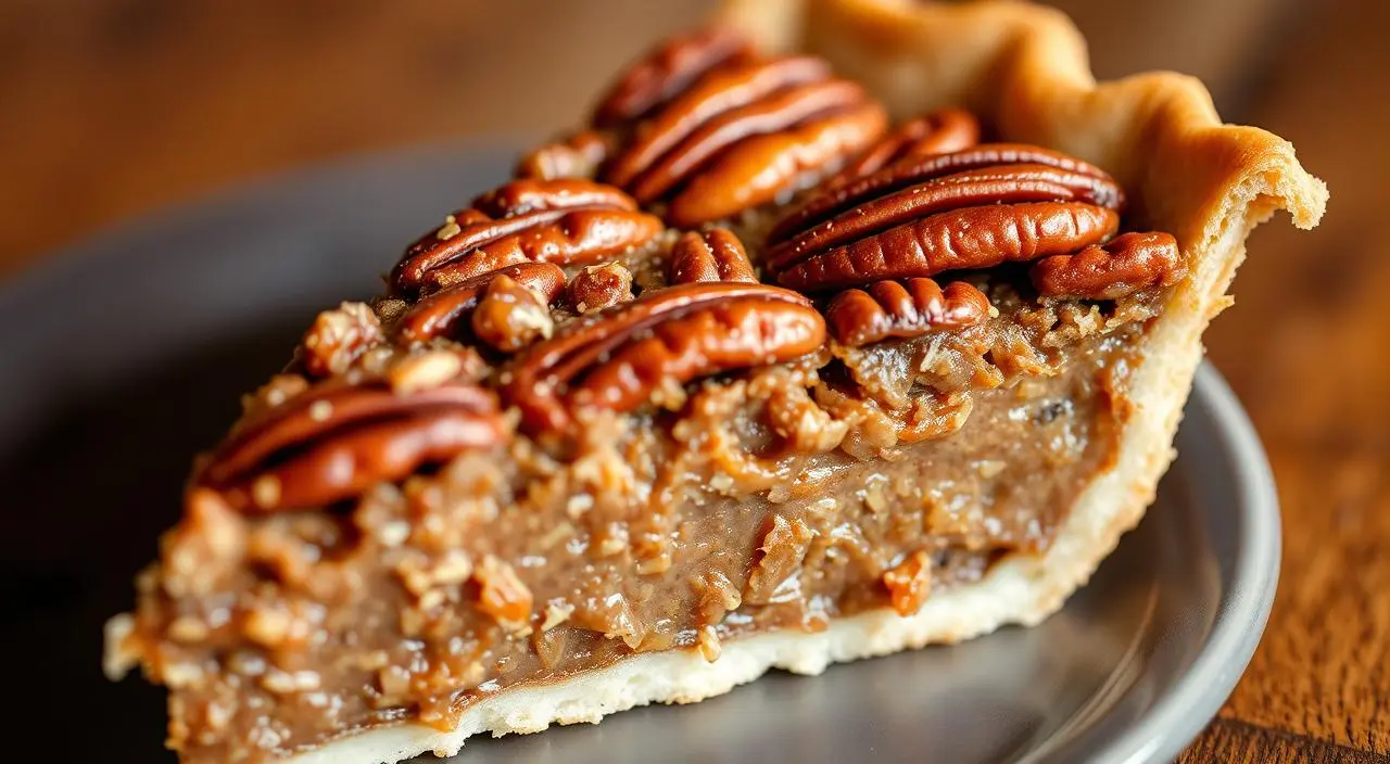 Slice of Texas Pecan Pie